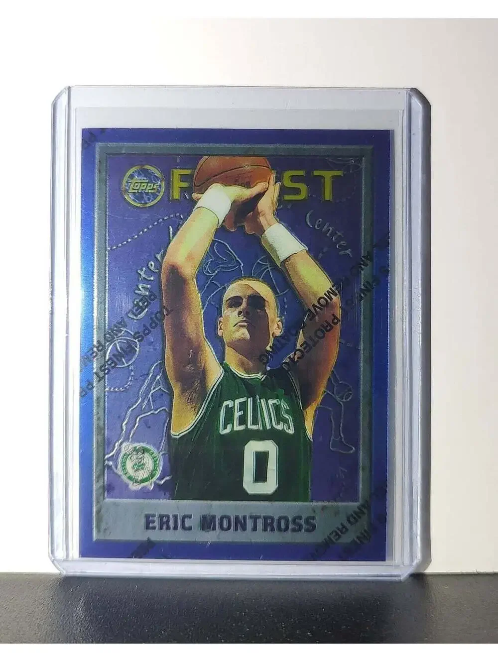 Eric Montross 1995-96 Topps Finest NBA #206 Card Boston Celtics